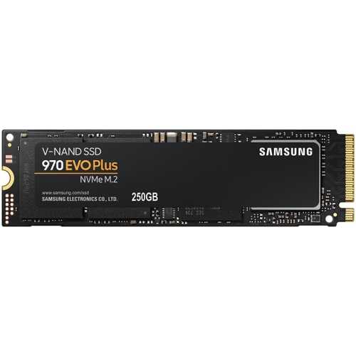 Samsung 970 EVO Plus SSD, PCIe Gen3x4, NVMe, M.2 2280 - 250 GB