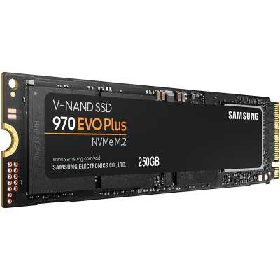 Samsung 970 EVO Plus SSD, PCIe Gen3x4, NVMe, M.2 2280 - 250 GB