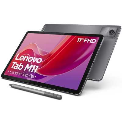 Lenovo Tab M11 TB330FU with Pen KTK G88 Grey, 27,8 cm (10.9"), 8GB RAM, 128GB, 8MP, Android