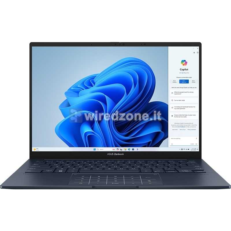 ASUS Zenbook 14 OLED, Intel Ultra 7 155H, 35,6 cm (14"), WUXGA, Arc Graphics, 16GB LPDDR5x, 1TB SSD, W11 Home