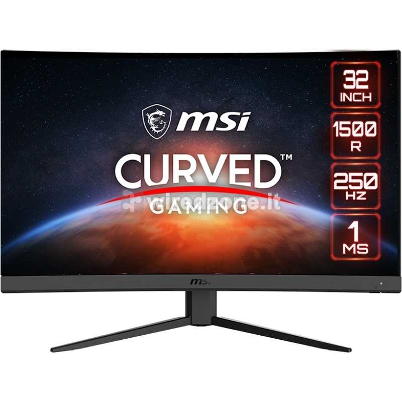 MSI G32C4X Curved, 80 cm (31.5"), 250Hz, Full HD, VA - DP, HDMI