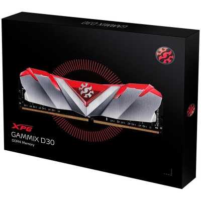 ADATA XPG Gammix D30, DDR4-3200, CL16, DIMM, Red Edition - 8 GB (1x8GB)