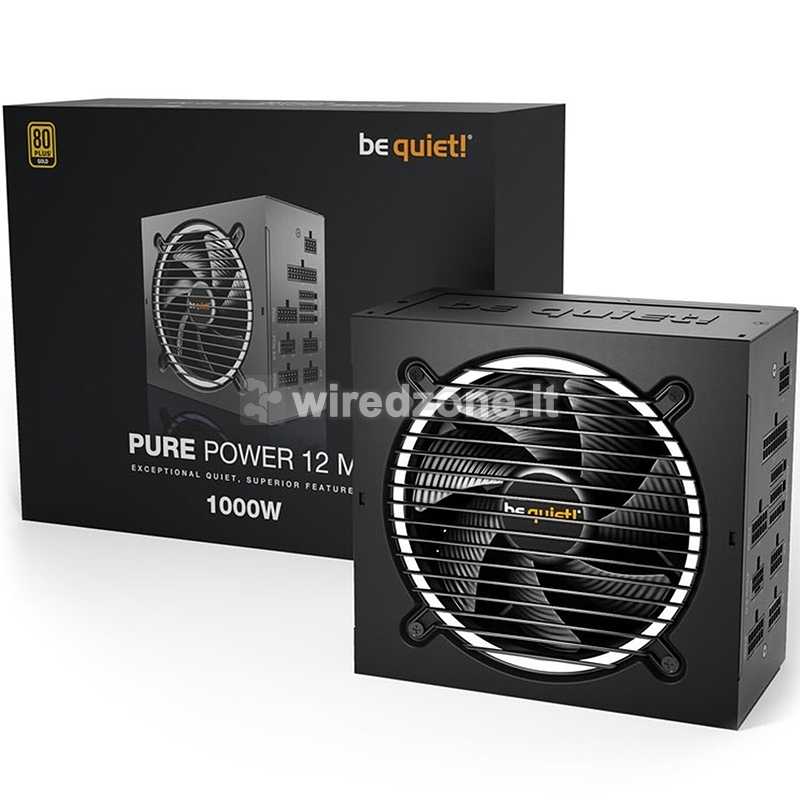 be quiet! Pure Power 12 M, 80 PLUS Gold, Full-Modular- 1000 Watt