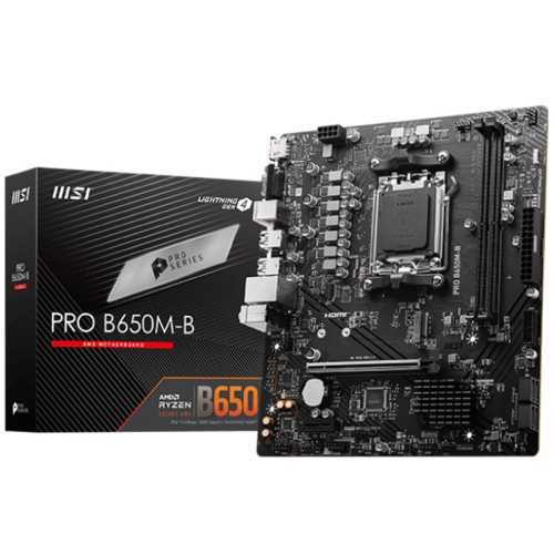 MSI Pro B650M-B, AMD B650 Mainboard AM5