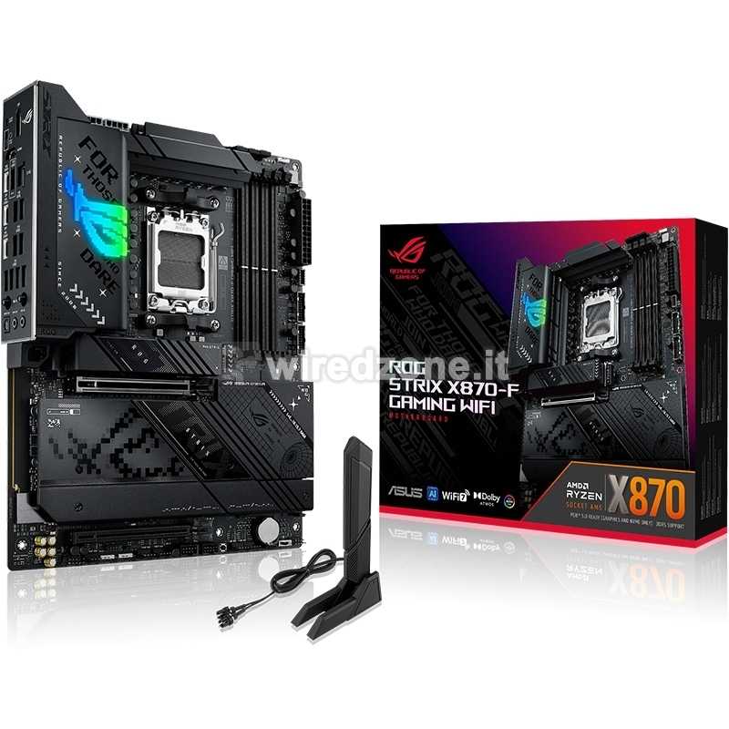 ASUS ROG Strix X870-F Gaming WiFi, AMD X870 Mainboard AM5