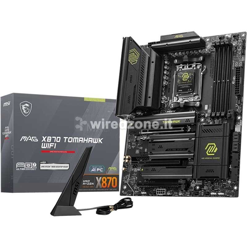 MSI MAG X870 Tomahawk WiFi, AMD X870 Mainborad AM5