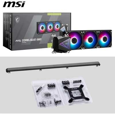 MSI MAG CoreLiquid I360 ARGB Gen2, CPU-Cooler AIO - Black