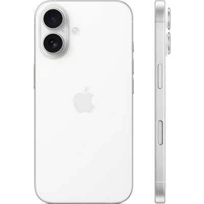 Apple iPhone 16 White, 15,5 cm (6.1"), 8GB RAM, 128GB, 48MP, iOS