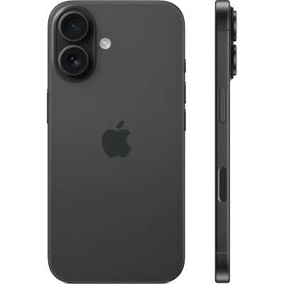 Apple iPhone 16 Black, 15,5 cm (6.1"), 8GB RAM, 128GB, 48MP, iOS