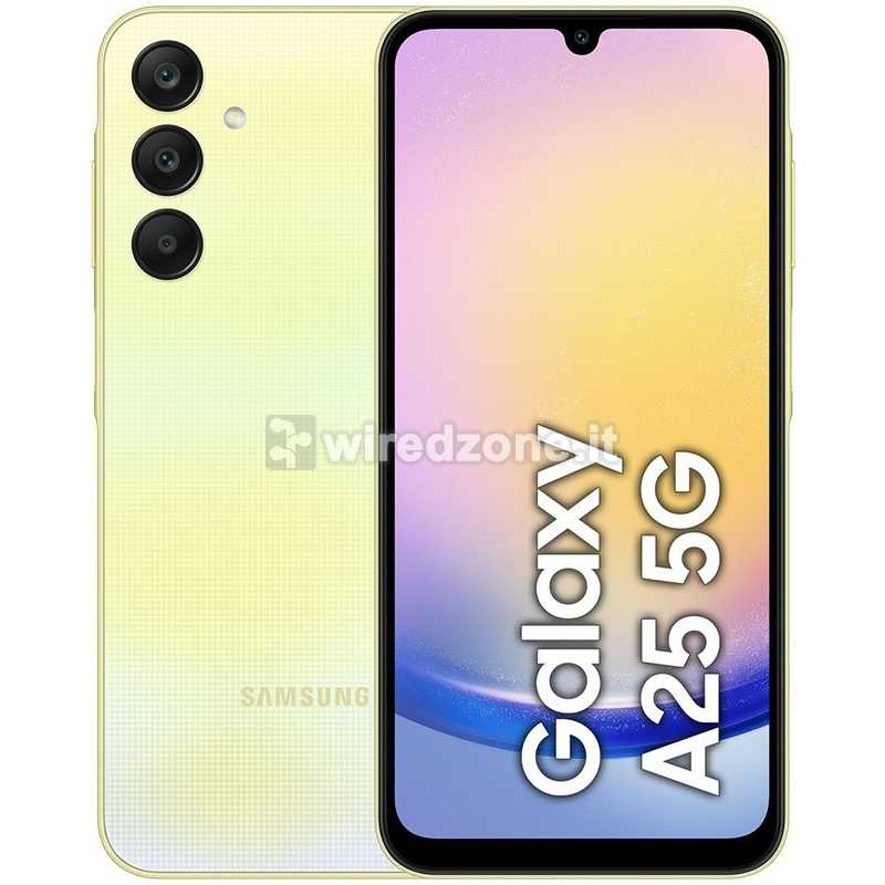 Samsung Galaxy A25 5G Yellow, 16,5 cm (6.5"), 8GB RAM, 256GB, 50MP, Android