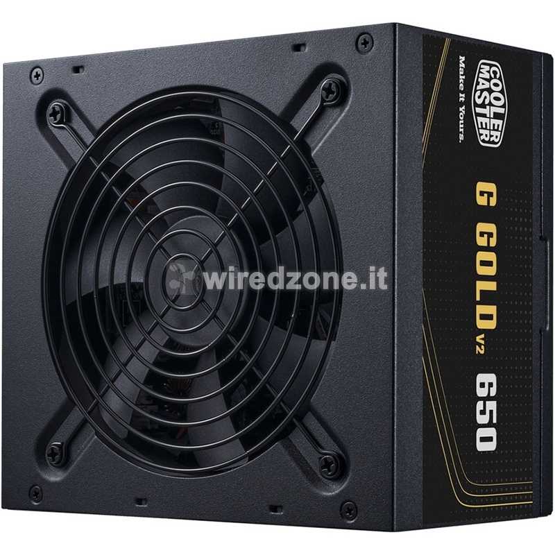 Cooler Master G Gold 650 V2, 80 PLUS Gold, Non-Modular - 650 Watt