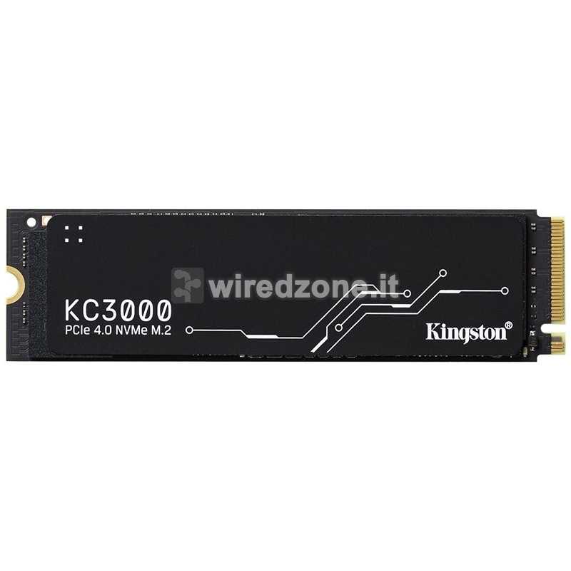 Kingston KC3000 SSD, PCIe 4x4, NVMe, M.2 2280 - 2,05 TB