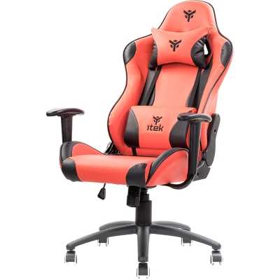 itek PLAYCOM PM20 Gaming Chair - Red / Black