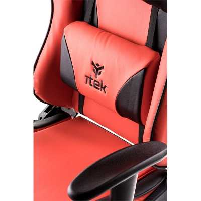 itek PLAYCOM PM20 Gaming Chair - Red / Black