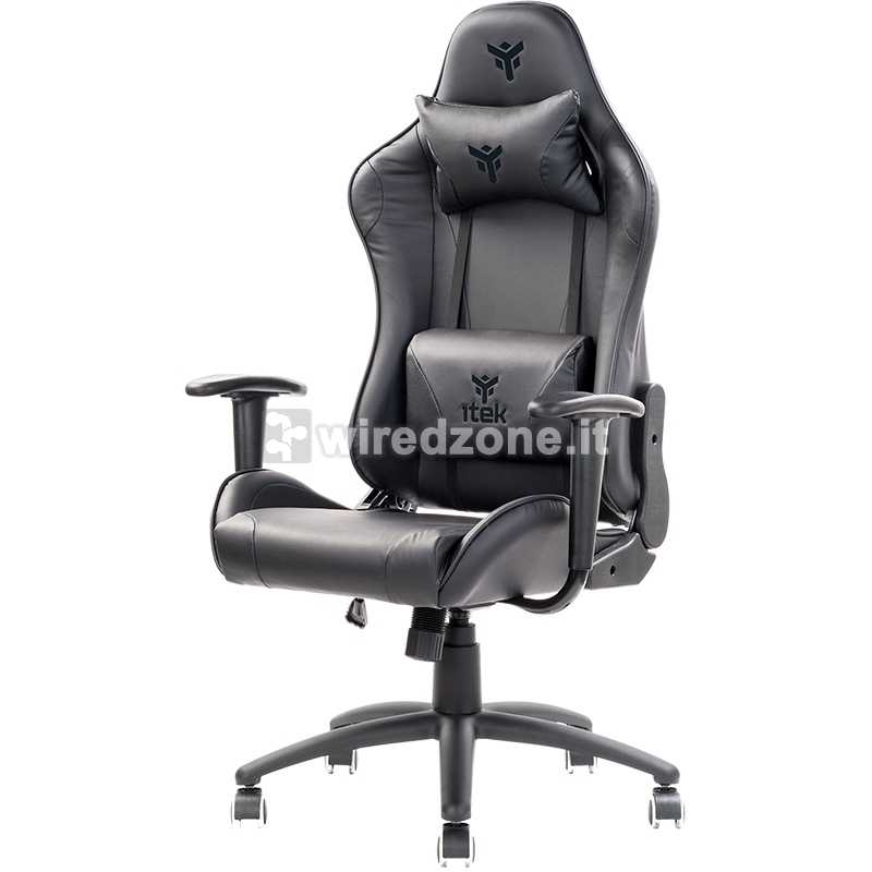 itek PLAYCOM PM20 Gaming Chair - Black