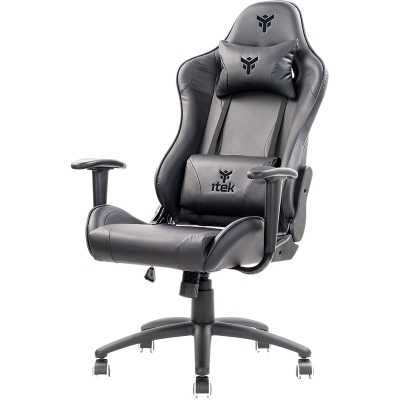 itek PLAYCOM PM20 Gaming Chair - Black