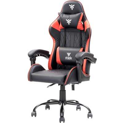 itek RHOMBUS PF10 Gaming Chair - Black / Red