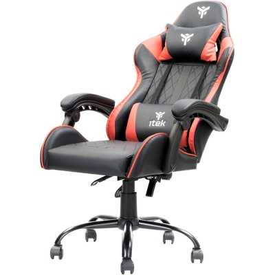 itek RHOMBUS PF10 Gaming Chair - Black / Red