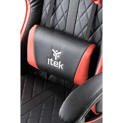 itek RHOMBUS PF10 Gaming Chair - Black / Red