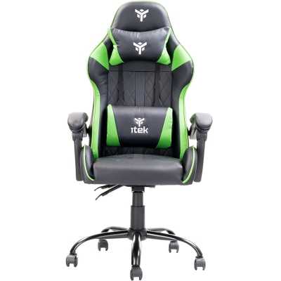 itek RHOMBUS PF10 Gaming Chair - Black / Green