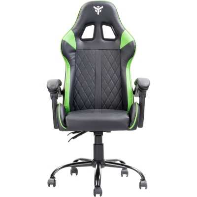 itek RHOMBUS PF10 Gaming Chair - Black / Green