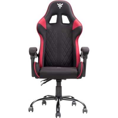 itek RHOMBUS FF10 Fabric Gaming Chair - Black / Red