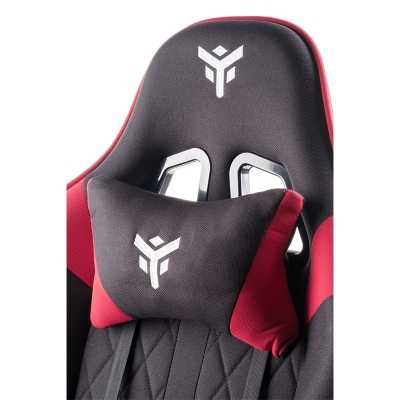 itek RHOMBUS FF10 Fabric Gaming Chair - Black / Red