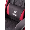 itek RHOMBUS FF10 Fabric Gaming Chair - Black / Red