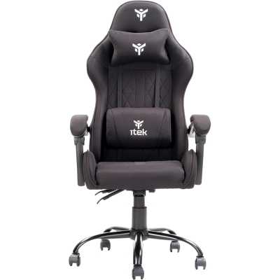 itek RHOMBUS FF10 Fabric Gaming Chair - Black