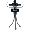 itek W401L Webcam with LED Ring, Microphone and Tripod - Black