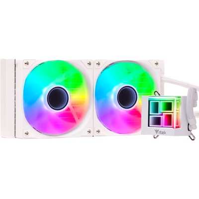 itek HYDRO CUBE 240W ARGB CPU-Cooler AIO - White