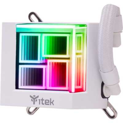 itek HYDRO CUBE 240W ARGB CPU-Cooler AIO - White