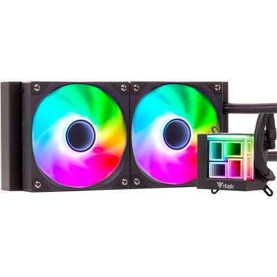 itek HYDRO CUBE 240B ARGB CPU-Cooler AIO - Black