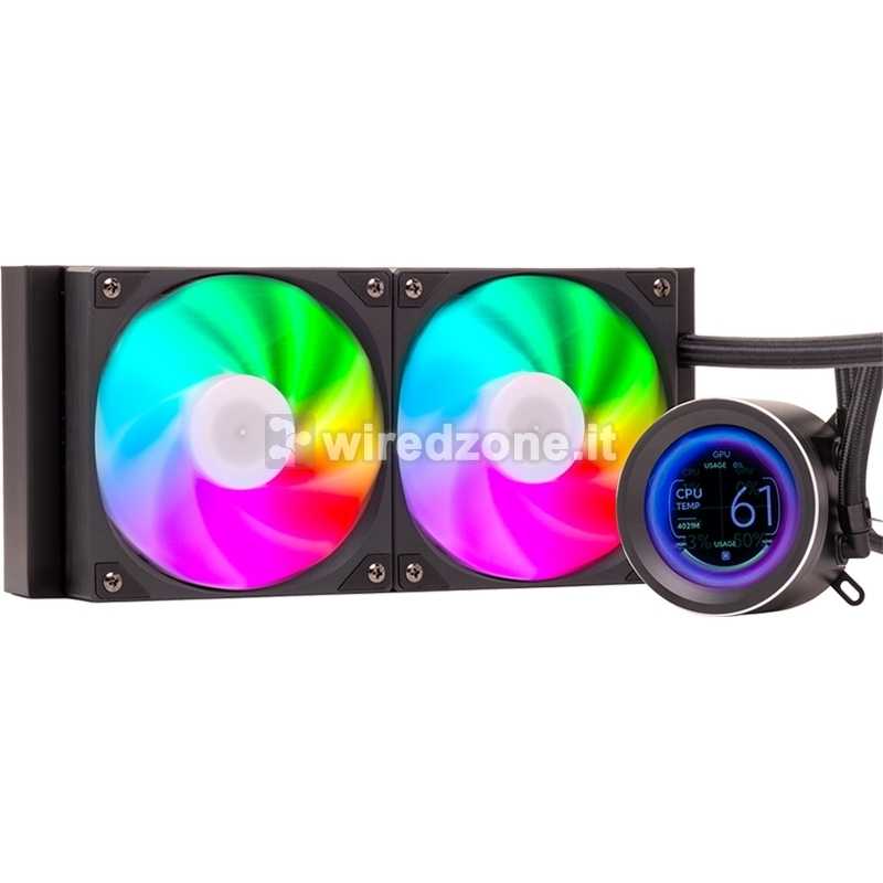 itek ARCTIC SPHERE LCD 240 ARGB CPU-Cooler AIO - Black