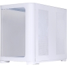 itek DARK CAVE CURVED Mid-Tower, Side-Glass - White