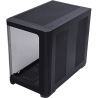 itek DARK CAVE CURVED Mid-Tower, Side-Glass - Black