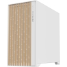 itek WOODY Mid-Tower, Side-Glass - White