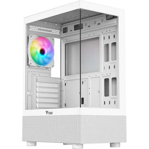 itek SHOWBUI 33W Mid-Tower, Side-Glass - White