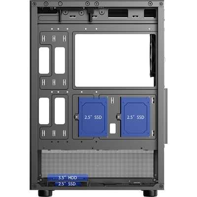 itek SHOWBUI 33B Mid-Tower, Side-Glass - Black