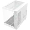 itek DARK CAVE DS Mid-Tower, Side-Glass - White