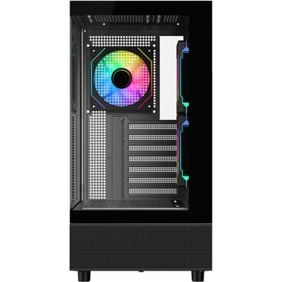 itek SHOWBUI 42B Mid-Tower, Side-Glass - Black