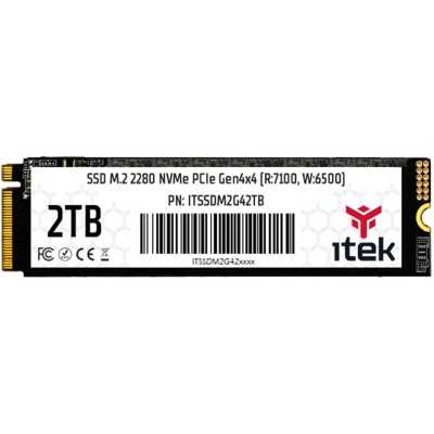 Itek SSD, PCIe Gen4x4, NVMe, M.2 2280 - 2 TB