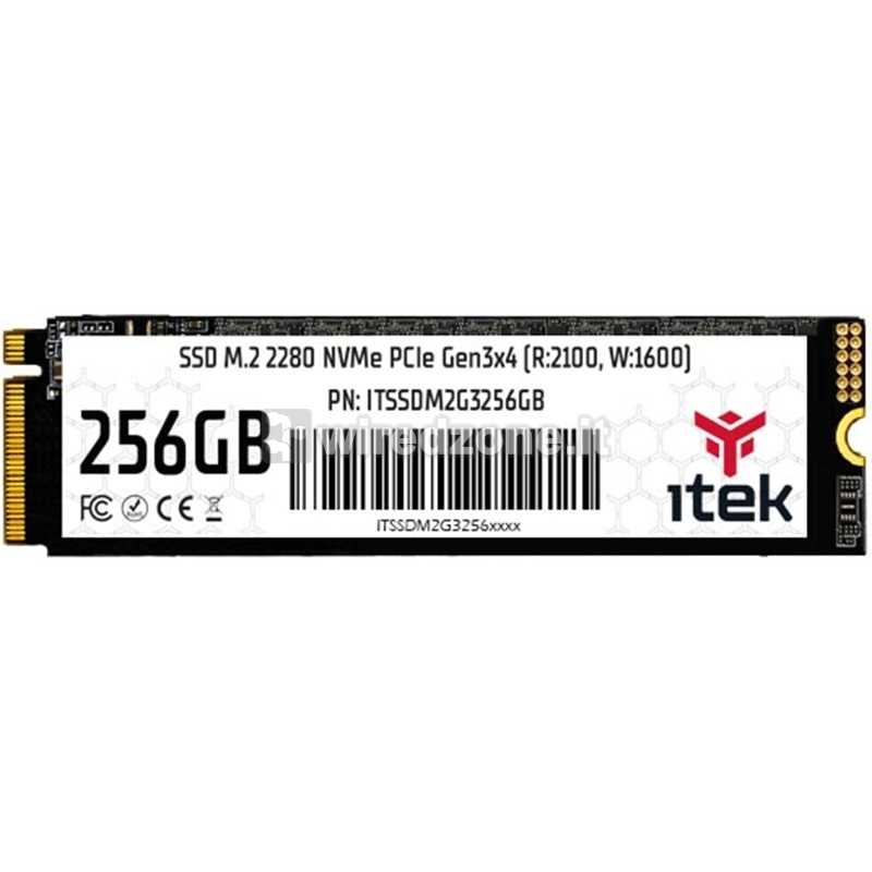 Itek SSD, PCIe Gen3x4, NVMe, M.2 2280 - 256 GB