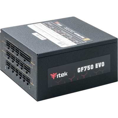 itek GF750 EVO, 80 PLUS Gold, Full-Modular - 750 Watt