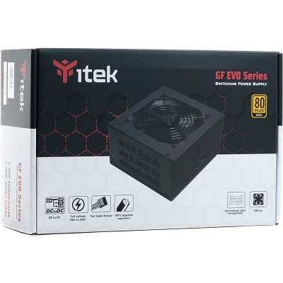 itek GF650 EVO, 80 PLUS Gold, Full-Modular - 650 Watt