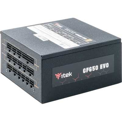 itek GF650 EVO, 80 PLUS Gold, Full-Modular - 650 Watt