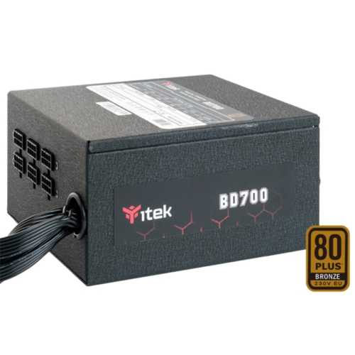 itek BD700, 80 PLUS Bronze, Semi-Modular - 700 Watt