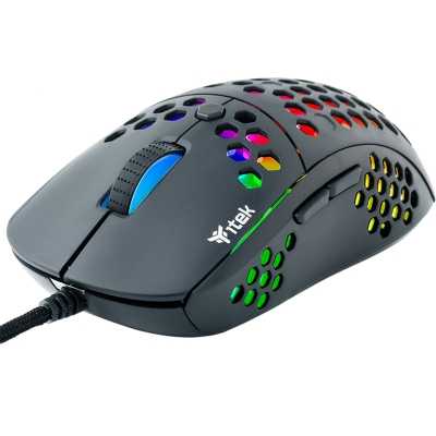 itek G71 RGB Wired Gaming Mouse - Black