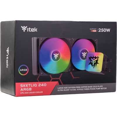 itek SKETLIQ 240 ARGB CPU-Cooler - Black