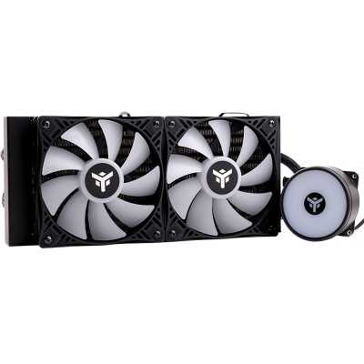 itek EVOLIQ 240 Rainbow CPU-Cooler - Black